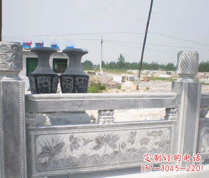 徐州园林仿古石栏板景观石雕 (3)