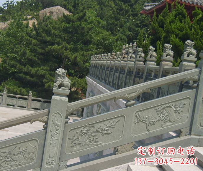 徐州园林仿古石栏板景观石雕 (4)