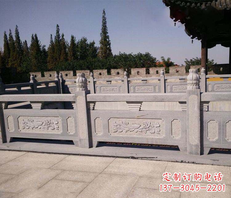 徐州园林仿古石栏板景观石雕 (2)