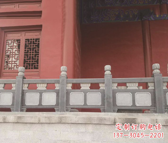 徐州园林仿古石栏板景观石雕 (8)