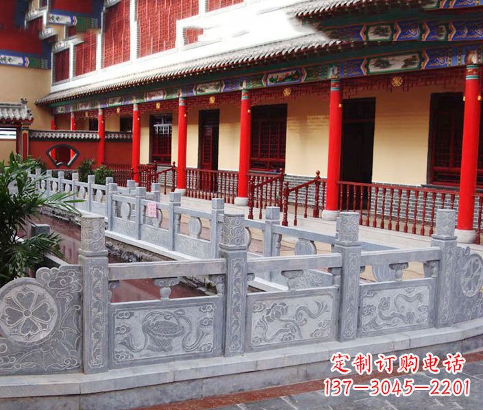 徐州园林仿古石栏板景观石雕 (12)
