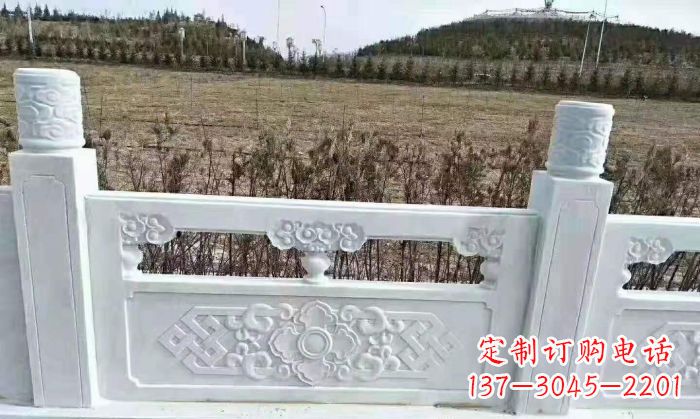 徐州园林汉白玉石浮雕栏板 (4)