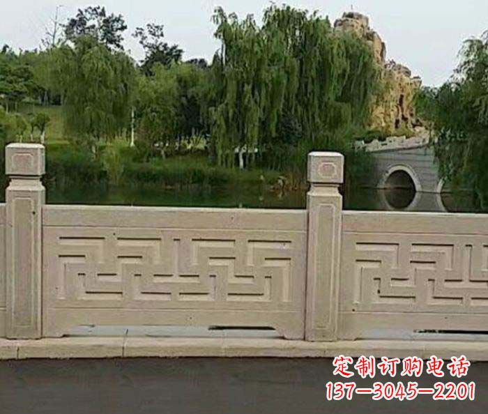 徐州园林景观大理石栏板石雕 (4)