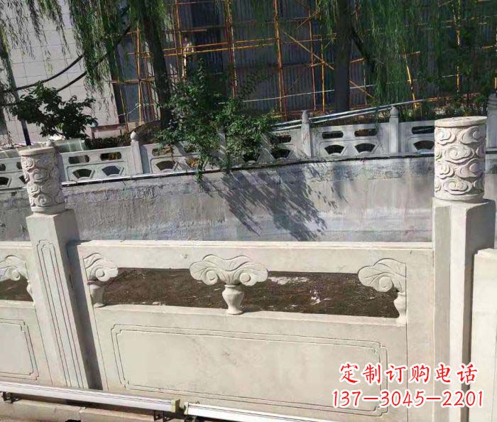 徐州园林景观大理石栏板石雕 (6)