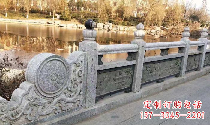 徐州园林景观大理石栏板石雕 (10)