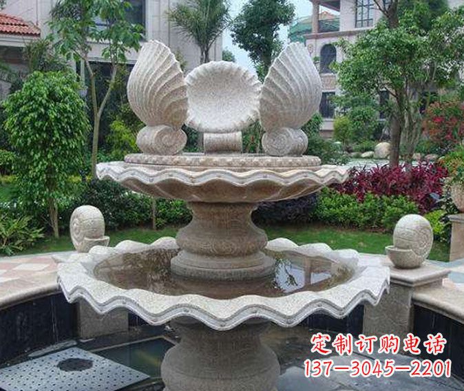 徐州园林景观多层喷泉石雕