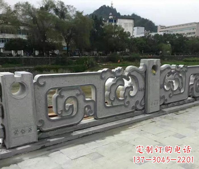 徐州园林景观仿古石雕栏板_1