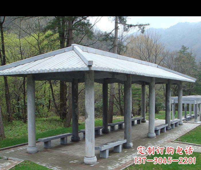 徐州园林景观仿古石雕长廊