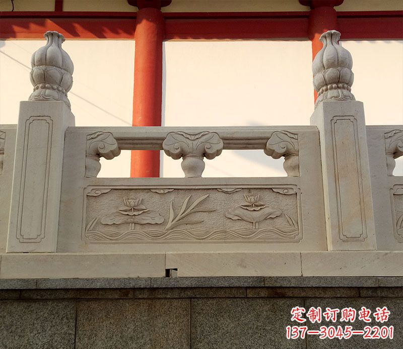 徐州园林石浮雕栏板景观石雕 (2)