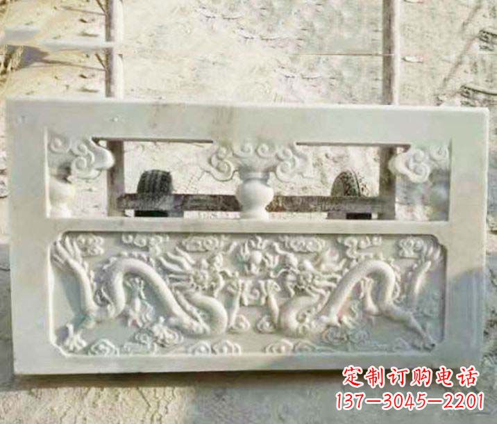 徐州园林石浮雕栏板景观石雕