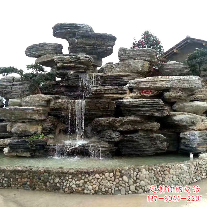 徐州园林塑石假山流水
