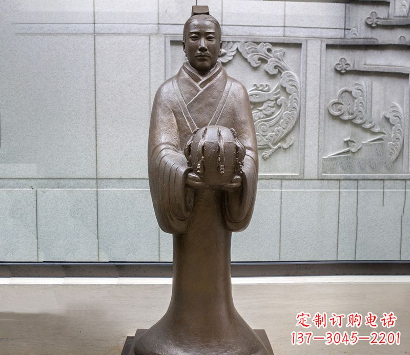 徐州张衡科学家 人物铜雕