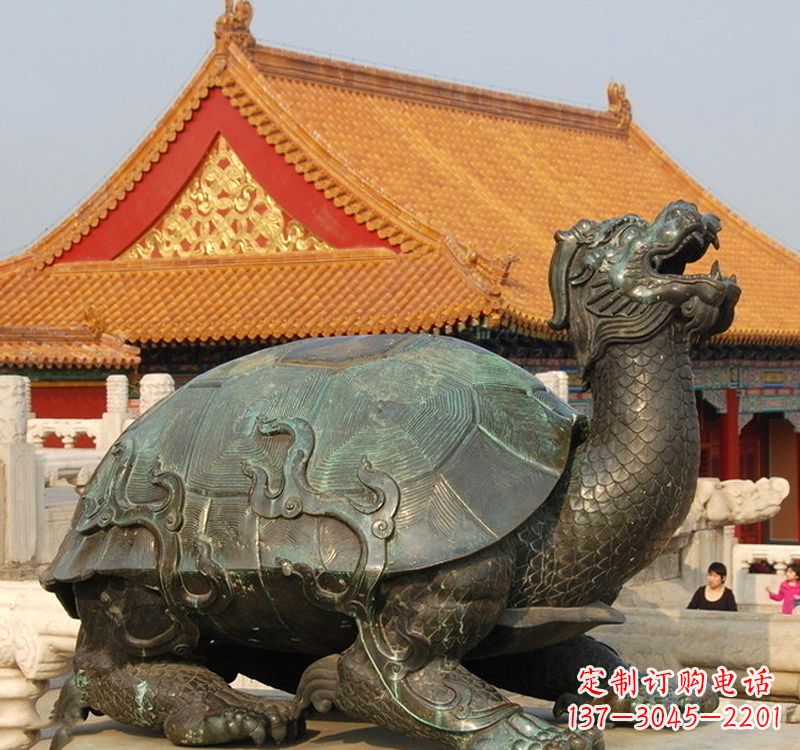徐州招财龙龟铜雕塑