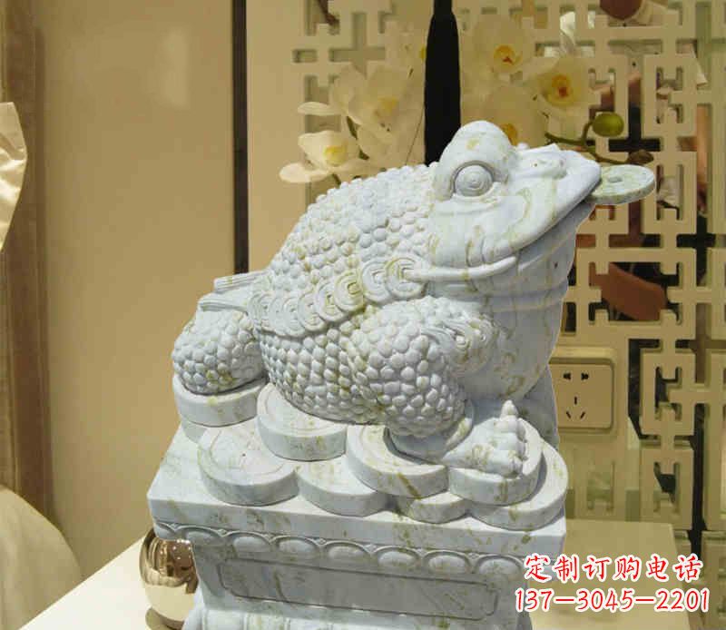徐州招财神兽金蟾石雕