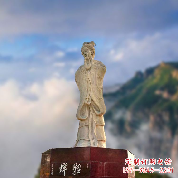 徐州中国古代四大美女之貂蝉景观石雕