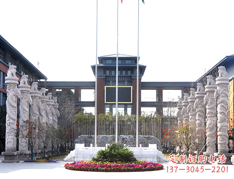 徐州中国华表雕塑-校园园林广场景观装饰雕塑