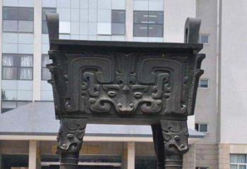 徐州小区铜雕鼎雕塑