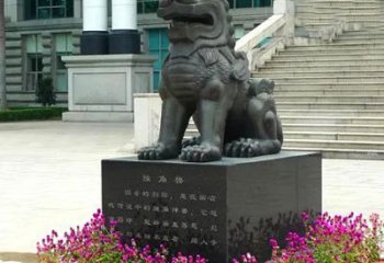 徐州獬豸铜雕塑-法院门前神兽动物雕塑摆件