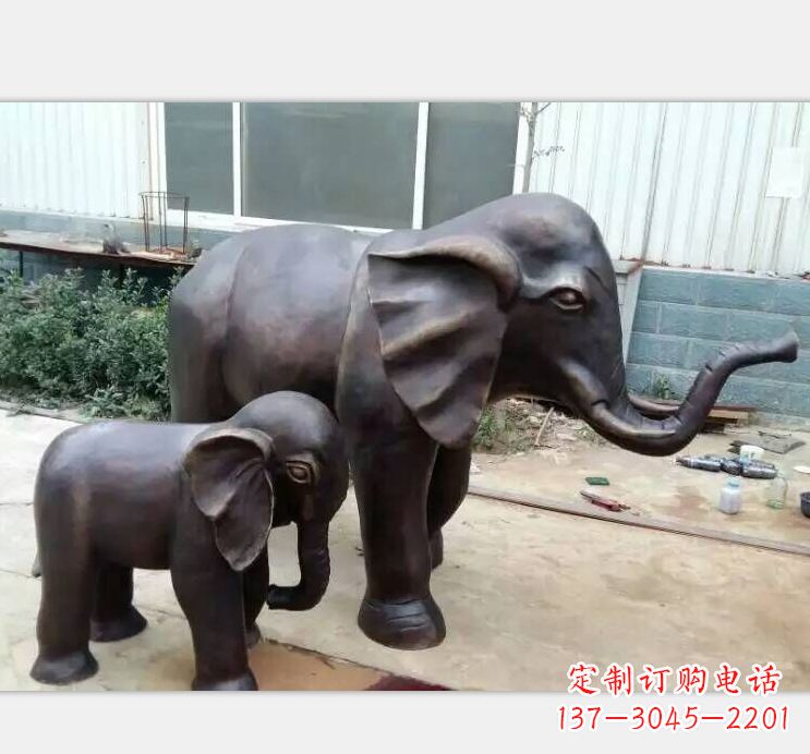 徐州铸铜公园大象雕塑