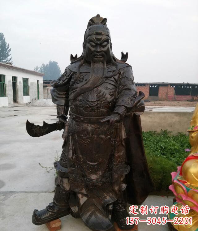徐州铸铜关公像铜雕