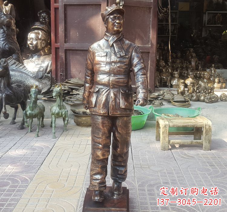 徐州铸铜青年时期毛主席