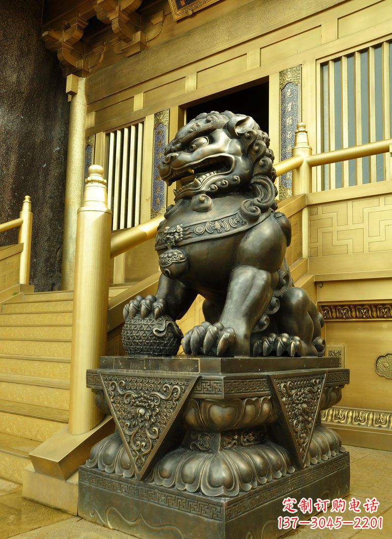 徐州铸铜狮子北京狮铜雕