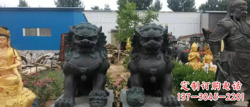 徐州铸铜狮子看门狮子铜雕