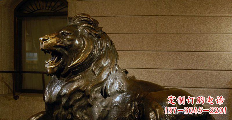 徐州铸铜狮子铜雕 (2)