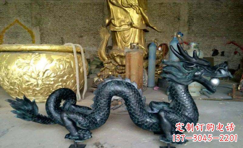 徐州铸铜双龙戏珠广场铜雕