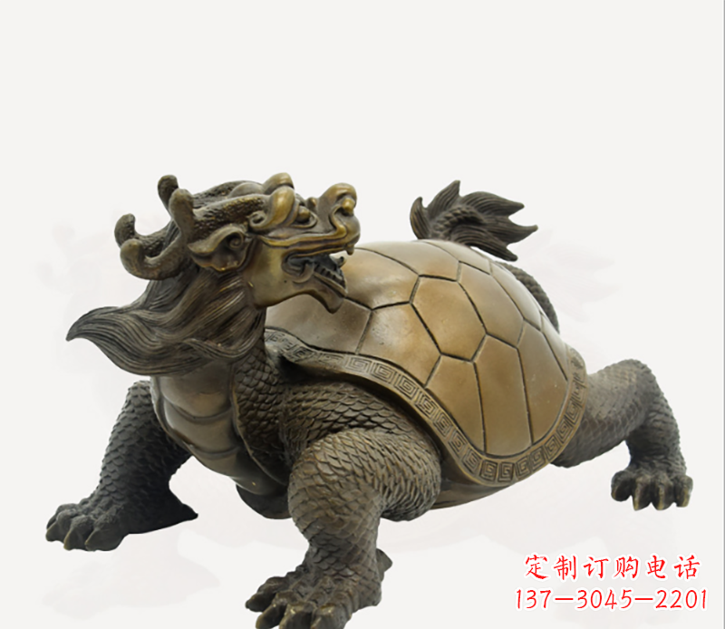 徐州招财龙龟铜雕