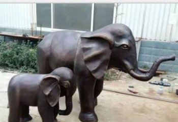 徐州铸铜公园大象雕塑