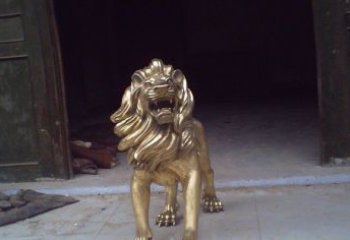 徐州铸铜狮子西洋狮子铜雕