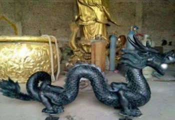 徐州铸铜双龙戏珠广场铜雕