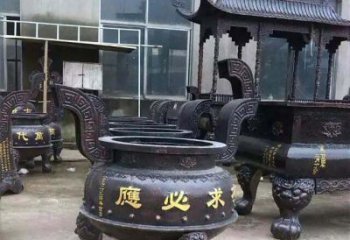 徐州铸铜寺庙香炉铜雕