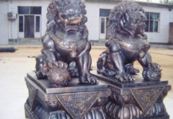 徐州紫铜北京狮雕塑