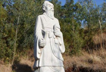 徐州祖冲之汉白玉石雕像-公园景区中国古代名人雕塑
