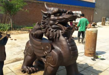 徐州貔貅铸铜雕塑